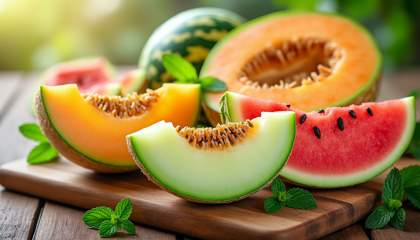 découvrez le nombre de calories contenu dans le melon ainsi que ses nombreux bienfaits pour la santé. idéal pour une alimentation saine et rafraîchissante !