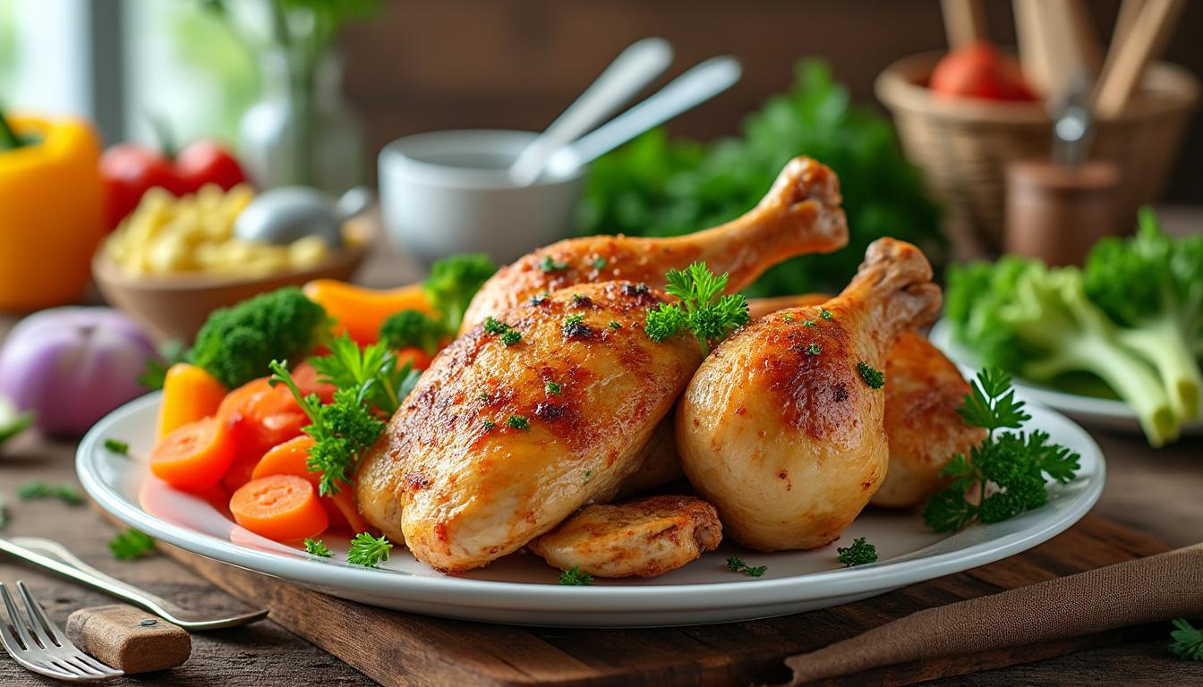 découvrez tout sur les calories du poulet : composition nutritionnelle, apports énergétiques et conseils pour mieux intégrer cette viande savoureuse dans une alimentation équilibrée.