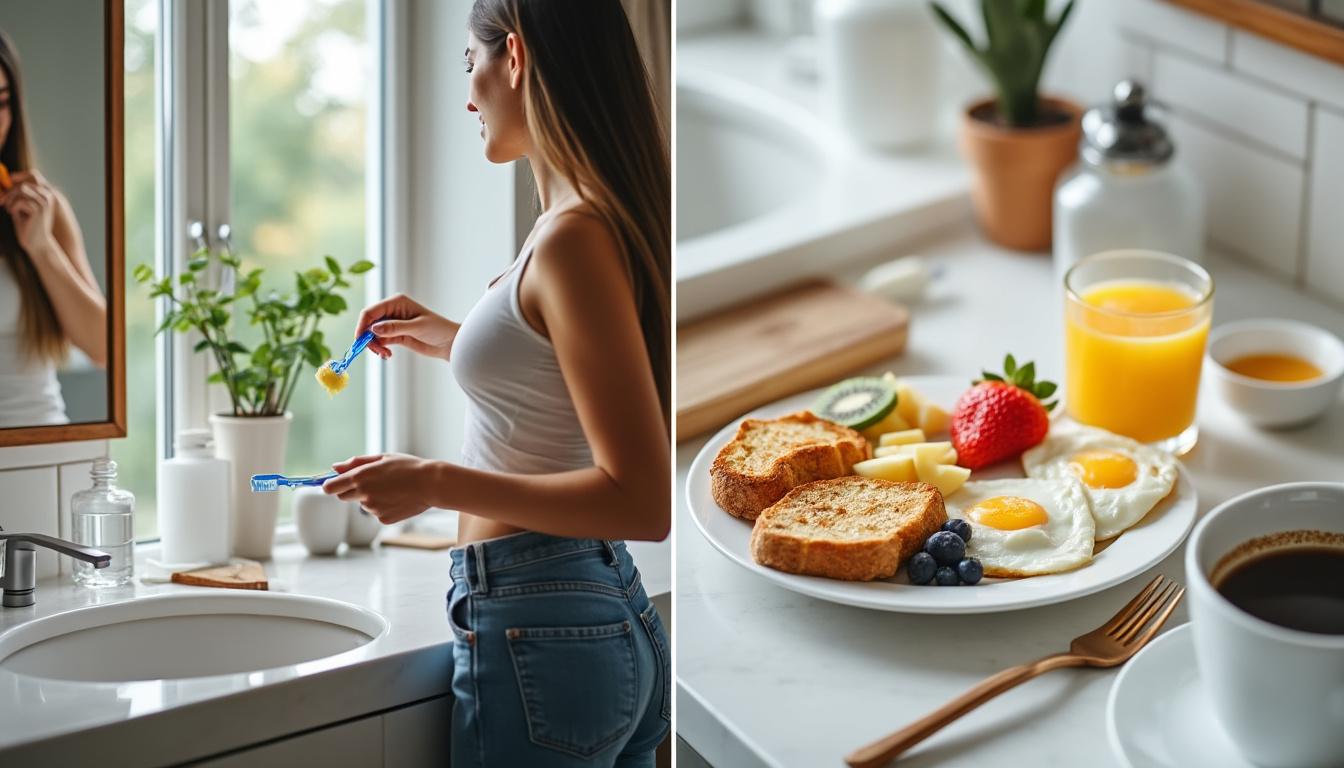découvrez s'il est préférable de se laver les dents avant ou après le petit déjeuner pour une bonne hygiène bucco-dentaire et un sourire éclatant.