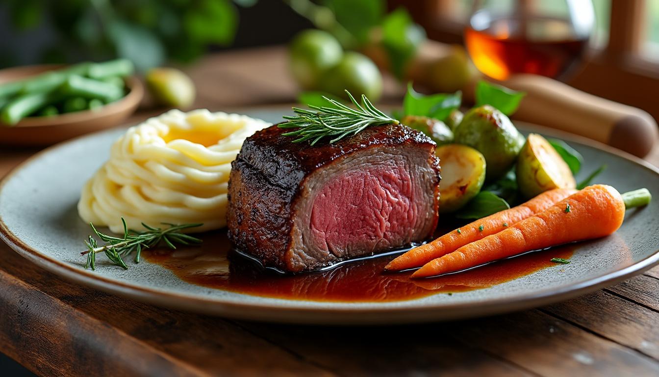 découvrez des idées simples et savoureuses pour cuisiner du bœuf au jus, des recettes faciles à réaliser qui raviront vos papilles et vos invités.