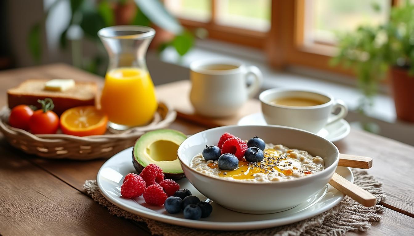 découvrez nos conseils nutritionnels pour bien choisir votre petit déjeuner après 60 ans et commencer la journée en pleine forme.