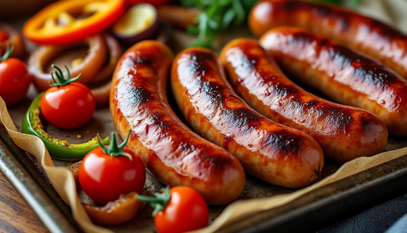 découvrez la méthode simple et rapide pour réussir des chipolatas au four, parfaitement croustillantes à l'extérieur et juteuses à l'intérieur, pour un repas savoureux et gourmand.