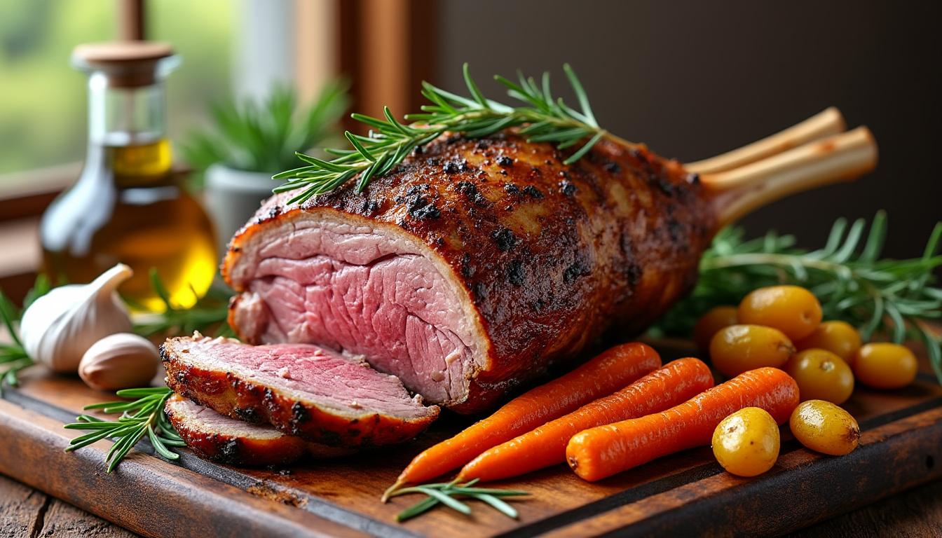 découvrez les secrets pour réussir un gigot d'agneau au four, tendre et savoureux, grâce à nos conseils de cuisson simples et efficaces.