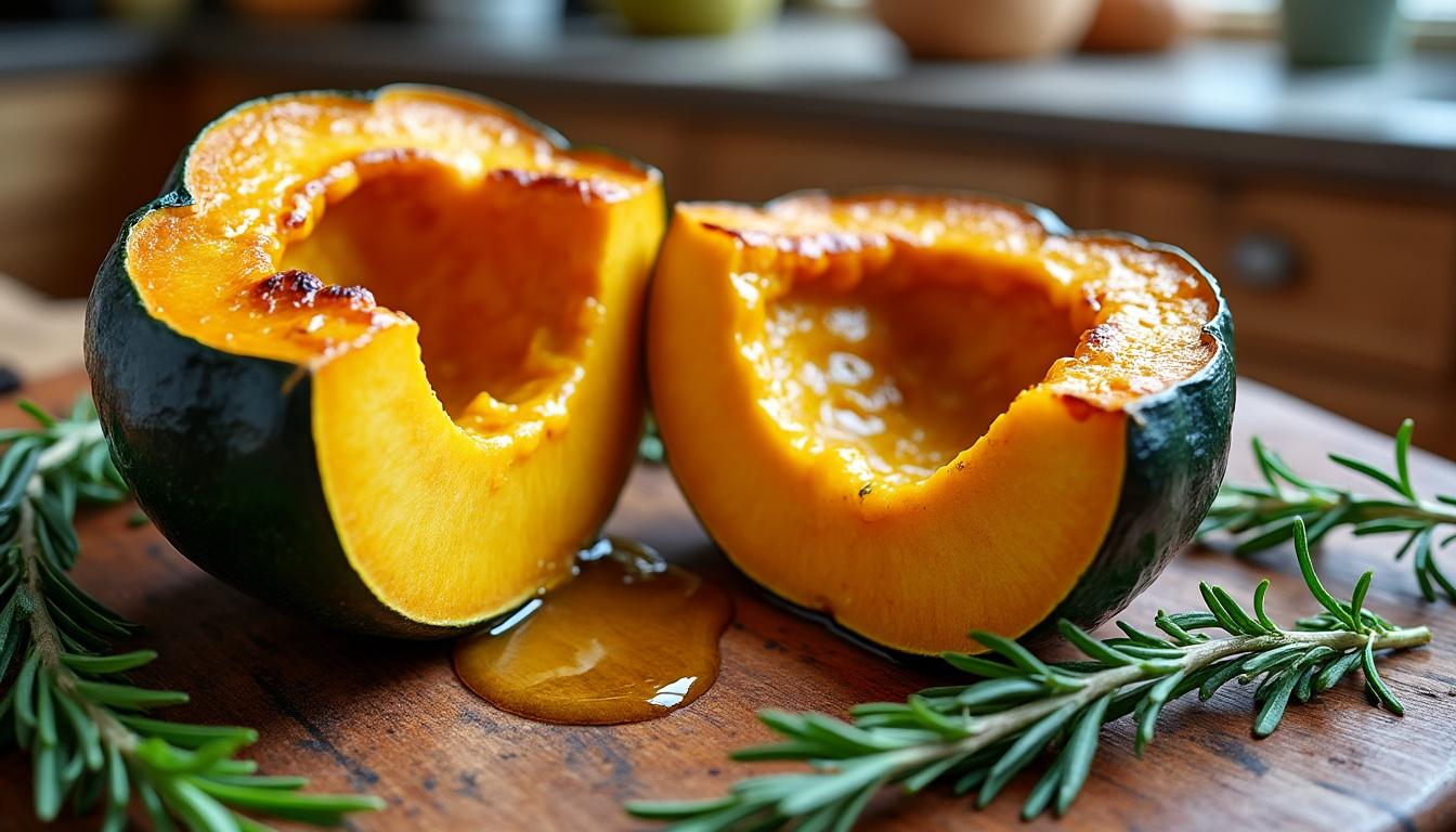 découvrez l'astuce simple pour préparer un potimarron au four avec une chair fondante et savoureuse, parfaite pour vos repas d'automne.