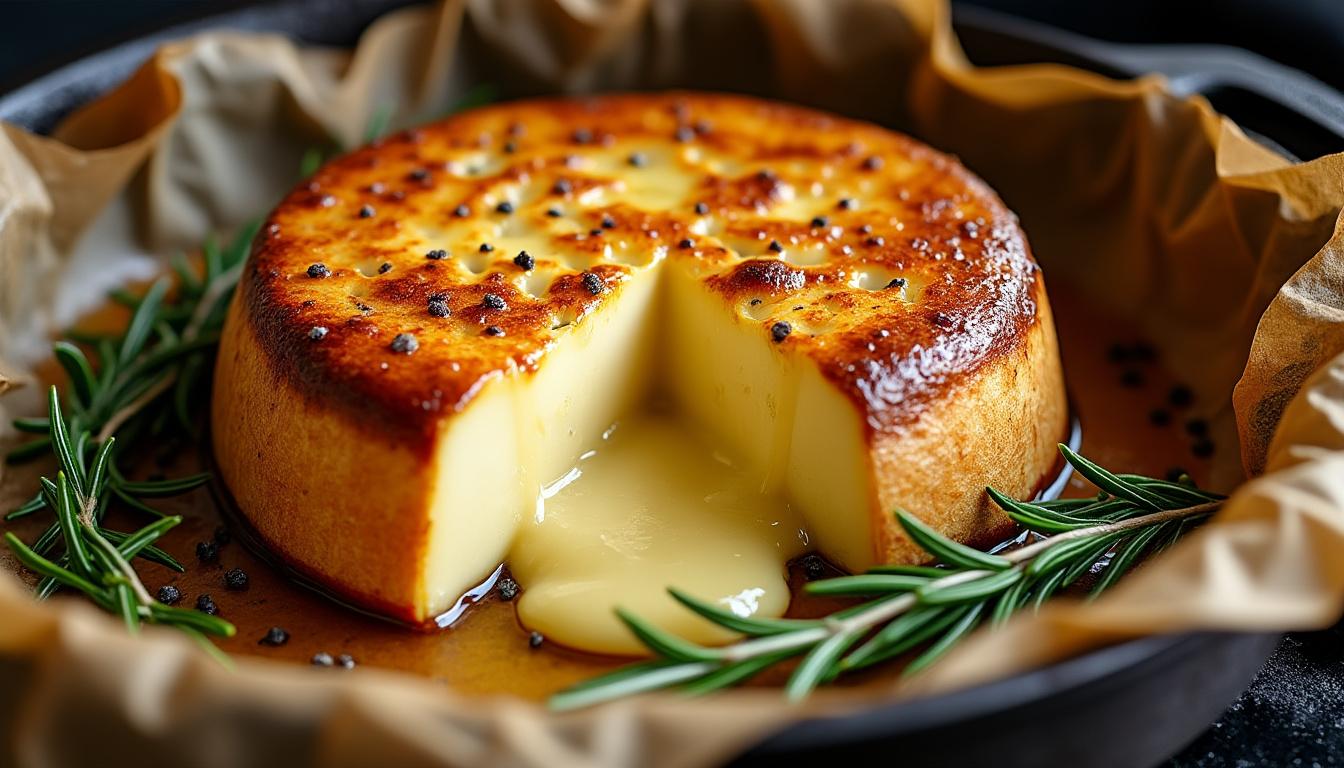découvrez comment préparer un camembert rôti au four avec une astuce simple pour un cœur fondant et gourmand, parfait pour régaler vos invités en toute simplicité.