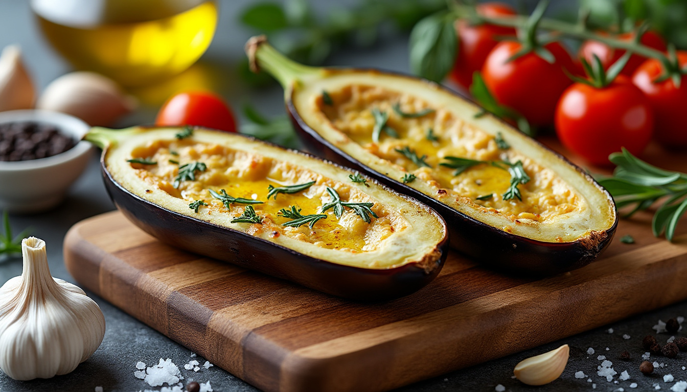 découvrez nos astuces pour réussir une aubergine au four avec une chair fondante et pleine de saveurs, idéale pour des plats savoureux et faciles à préparer.