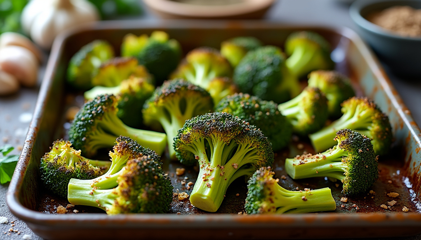 découvrez notre recette facile de brocolis au four pour un légume croustillant et savoureux, parfait en accompagnement sain et gourmand.