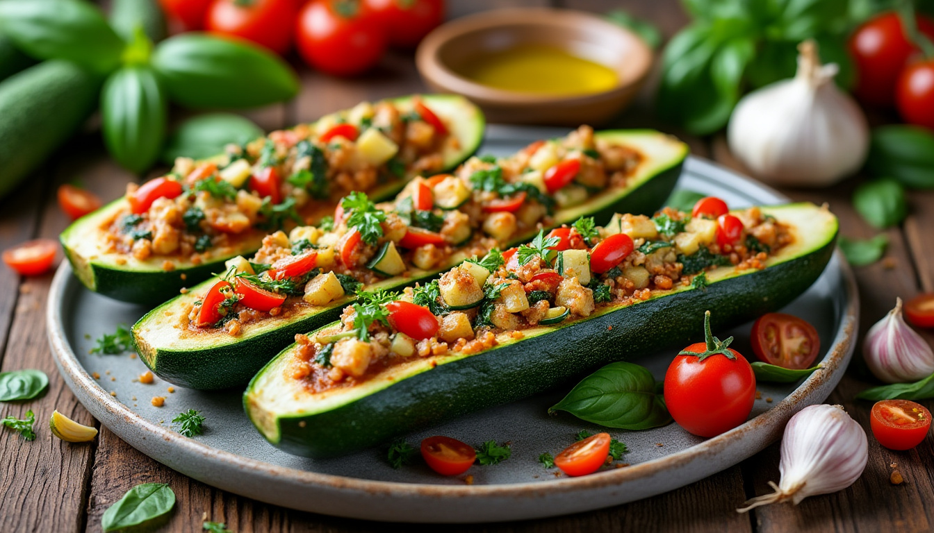 découvrez nos conseils pour réussir des courgettes farcies au four savoureuses et légères, idéales pour un repas sain et gourmand.