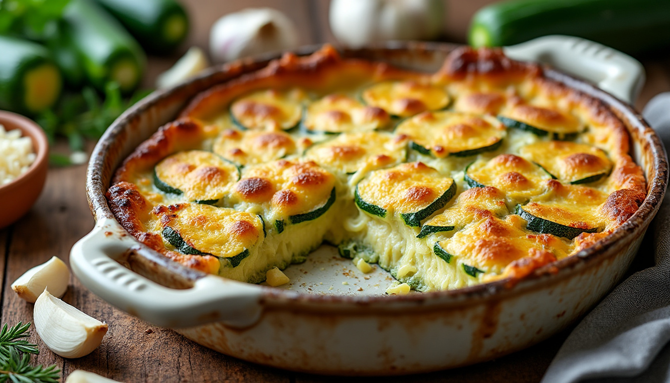 découvrez notre recette facile de gratin de courgettes au four, un plat fondant et savoureux parfait pour régaler toute la famille en toute simplicité.