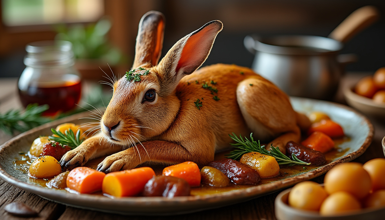 découvrez la recette du lapin à la moutarde au four pour une viande tendre et savoureuse, facile à préparer et idéale pour un repas convivial.