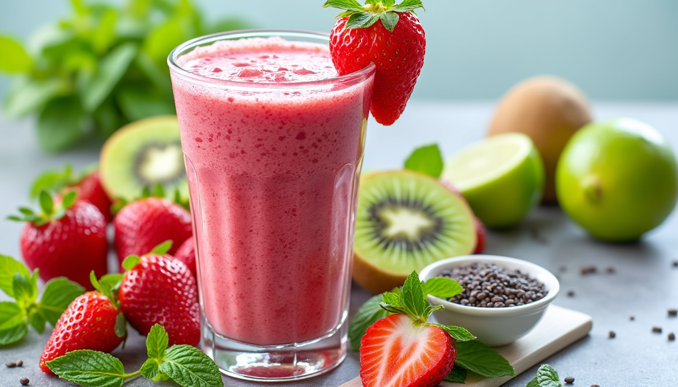 découvrez comment créer un smoothie fraise aux saveurs fraîches et originales grâce à des associations d'ingrédients délicieuses et surprenantes.