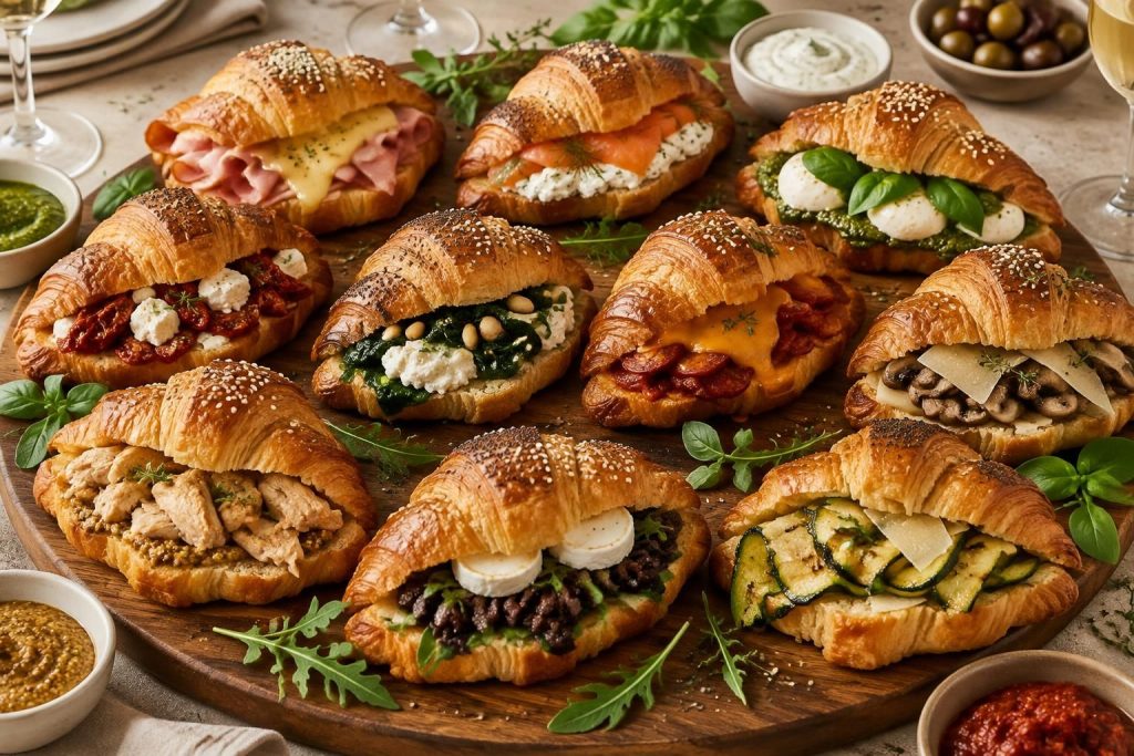 découvrez 10 idées de garnitures savoureuses pour préparer des mini croissants salés originaux et gourmands à l’apéritif.