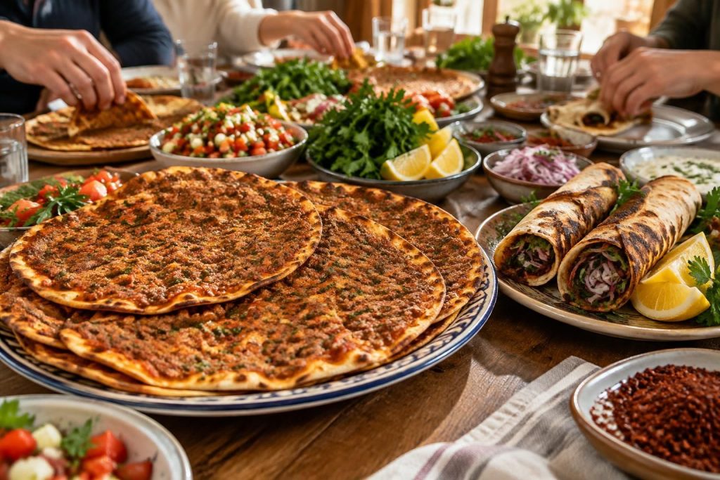 découvrez nos recettes de lahmacun, la célèbre pizza turque fine et savoureuse, idéale à préparer et à partager avec toute la tablée.